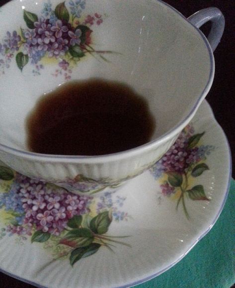 Mom's Lilac Tea Cup